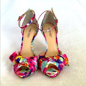 Colourful Nine West Strappy Heel